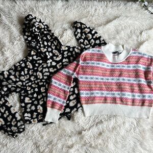 Wild Fable Winter Sweater Fleece Sweatshirt Bundle Set Size Small